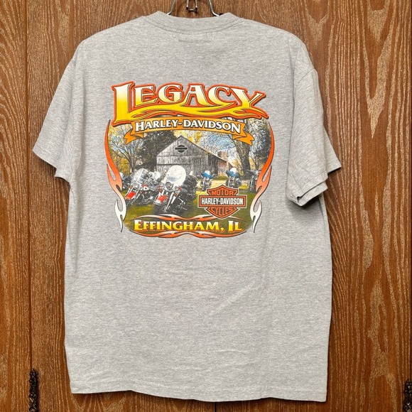 Harley-Davidson Other - 2007 Harley Davidson Legacy Effingham IL Wrecking‎ Crew Graphic T Lg Beefy HaneS